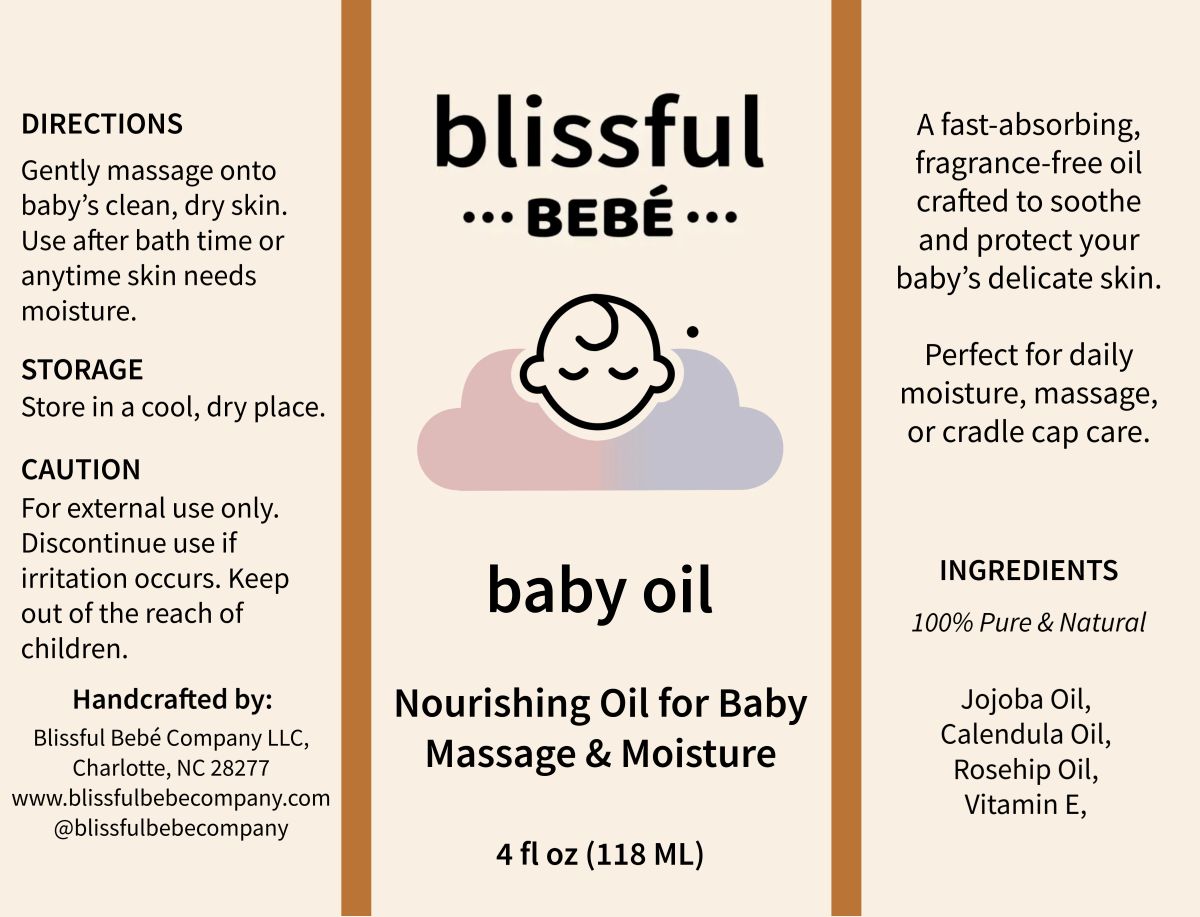 Blissful Bebé Baby Oil